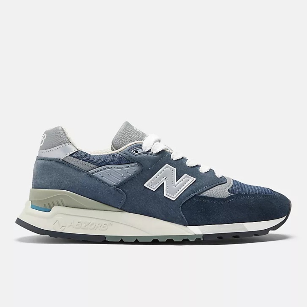 New Balance Made in USA 998 Navy/Chrome Blue